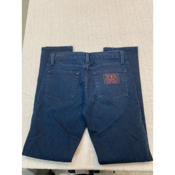 RALPH LAUREN 888 Orange Hardware Medium wash Skinny Jeans. Size 26 - Picture 4 of 5
